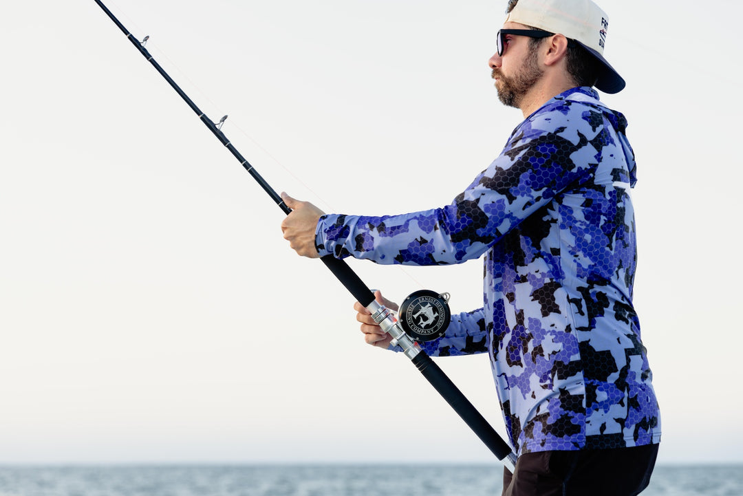 Blue Camo Performance Hoodie