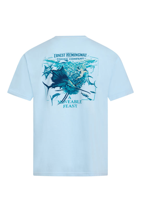 A Moveable Feast tee from Ernest Hemingway Fishing Co, alternate view