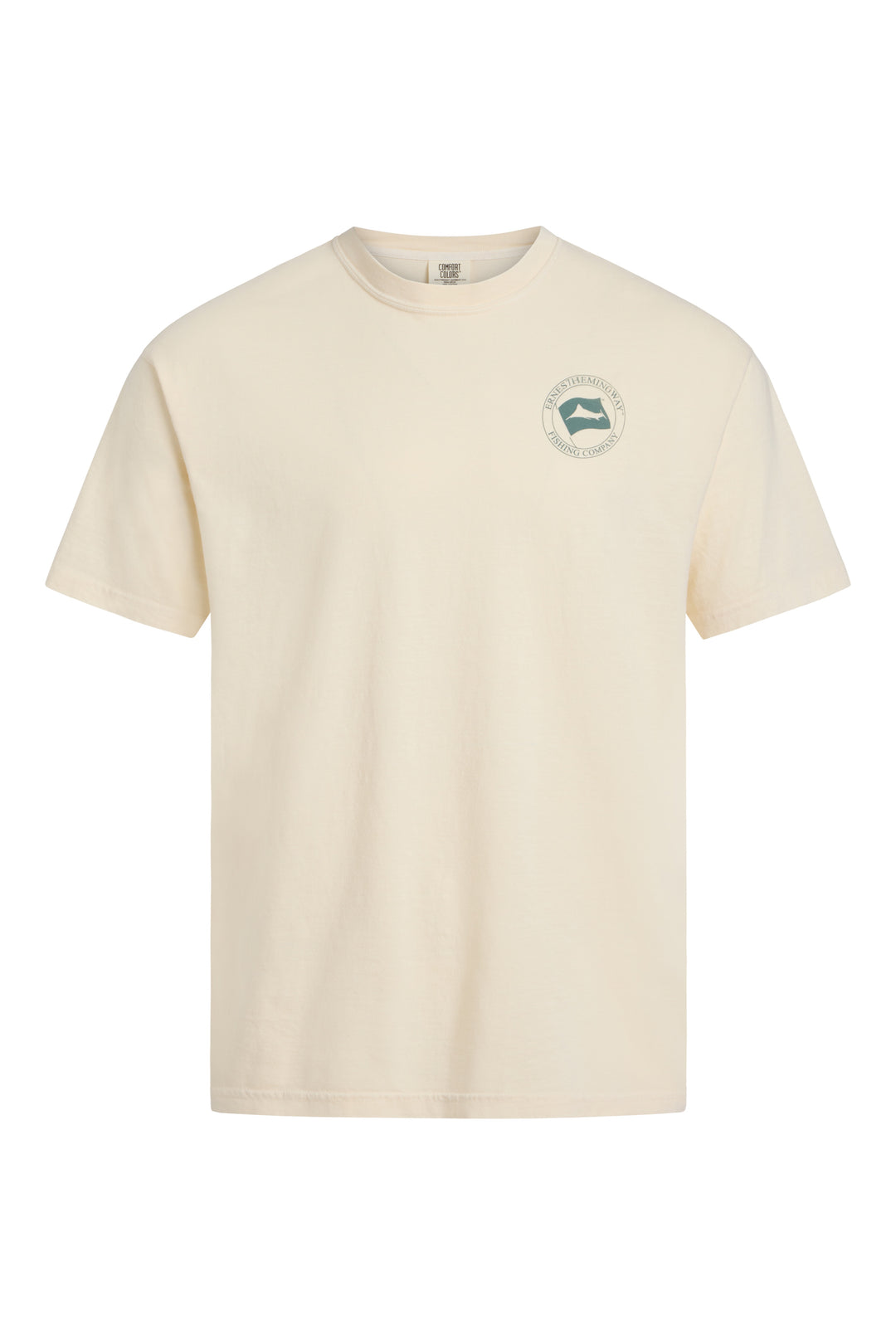 A Clean, Well-Lighted Place tee from Ernest Hemingway Fishing Co, garment dyed heavyweight cotton