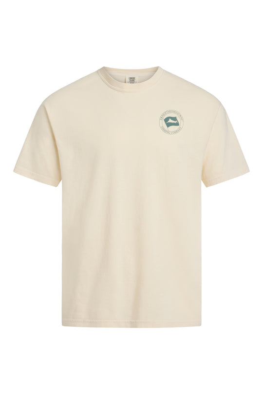 A Clean, Well-Lighted Place tee from Ernest Hemingway Fishing Co, garment dyed heavyweight cotton