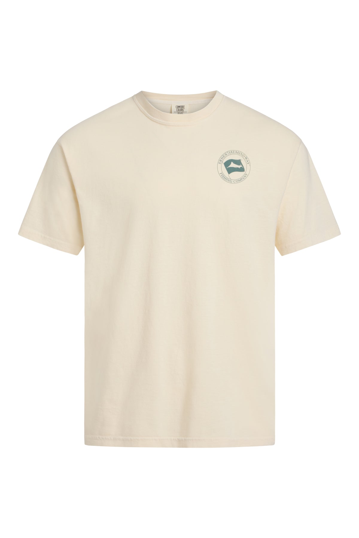 A Clean, Well-Lighted Place tee from Ernest Hemingway Fishing Co, garment dyed heavyweight cotton