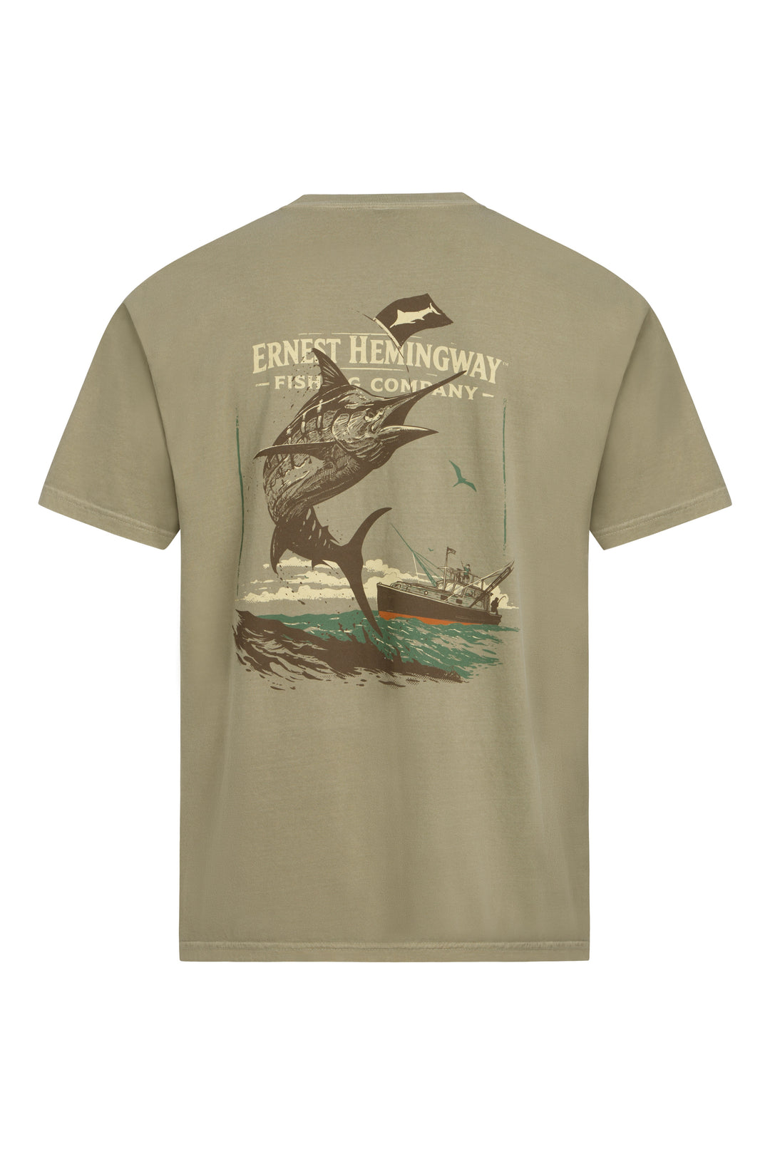 Marlin Pilar tee from Ernest Hemingway Fishing Co, alternate view