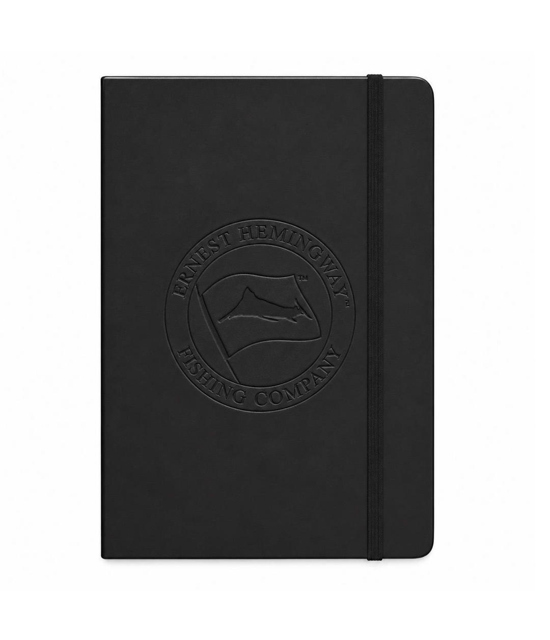 Ernest Hemingway fishing journal, soft cover with an elastic closure and 128 lined pages