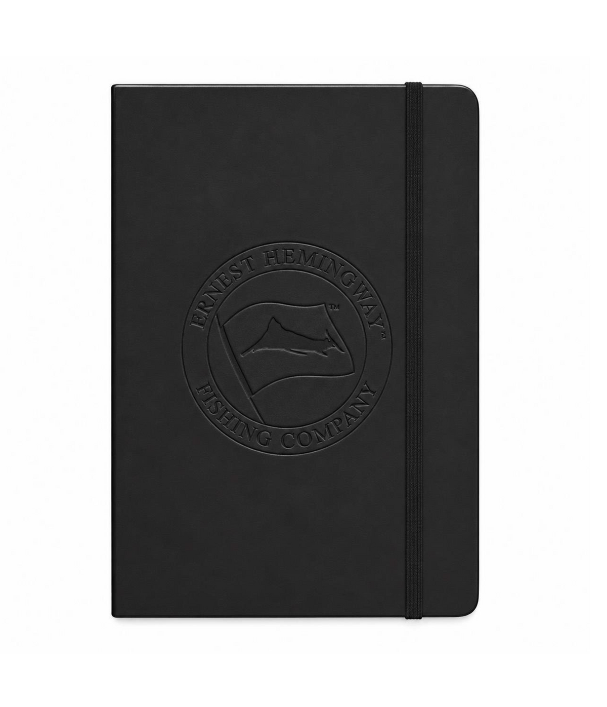 Ernest Hemingway fishing journal, soft cover with an elastic closure and 128 lined pages